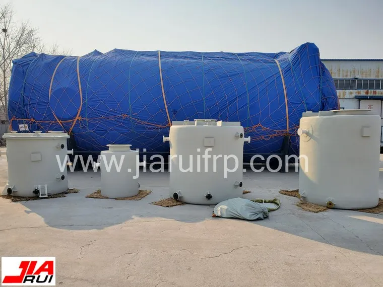 a batch of Flat bottom FRP tank a batch of Flat bottom FRP tank